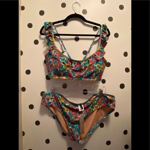 NEW JCrew swim suit floral